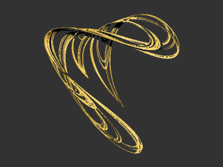 Cubic 3D Strange Attractor