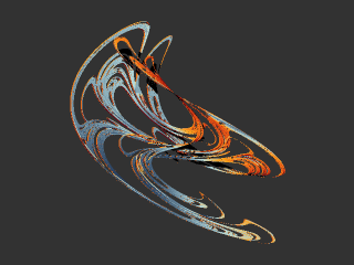 Pickover 3D Strange Attractor