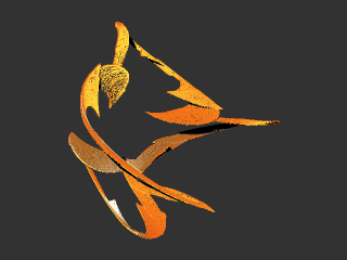 Polynomial B 3D Strange Attractor