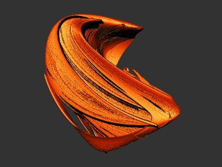 Polynomial C 3D Strange Attractor