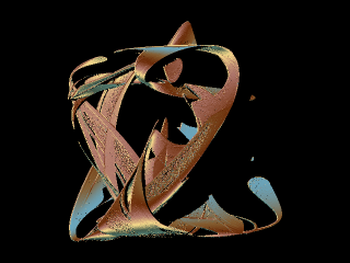 Polynomial C 3D Strange Attractor