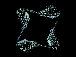 Polynomial Sin 3D Strange Attractor