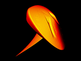 Quadratic 3D Strange Attractor