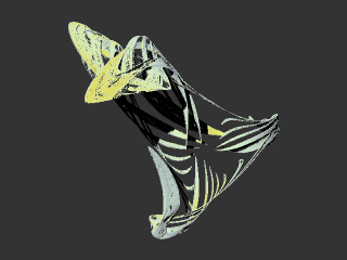 Quartic 3D Strange Attractor