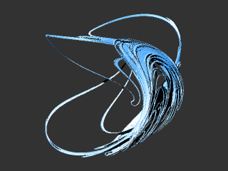 Rampe 1 3D Strange Attractor