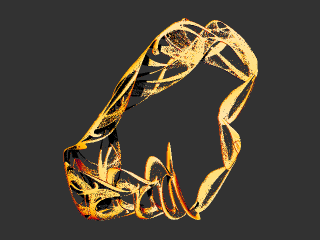 Rampe 4 3D Strange Attractor